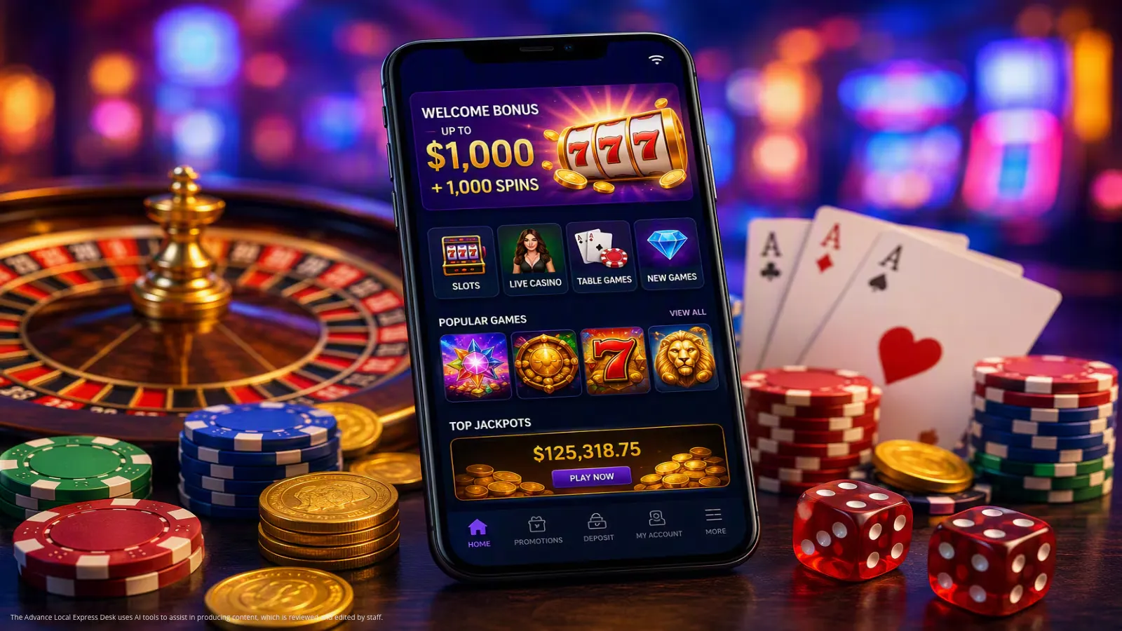 bCasino App Screenshot